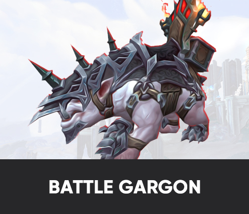 GRAVESTONE BATTLE GARGON MOUNT